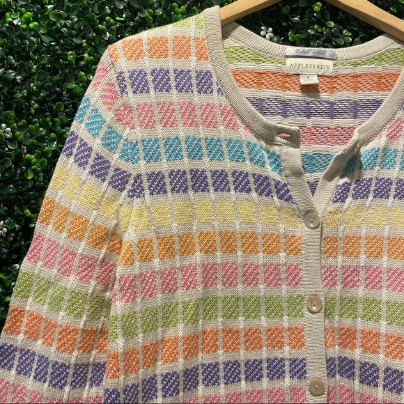 Colorful Knit Cardigan - Picture 2 of 5